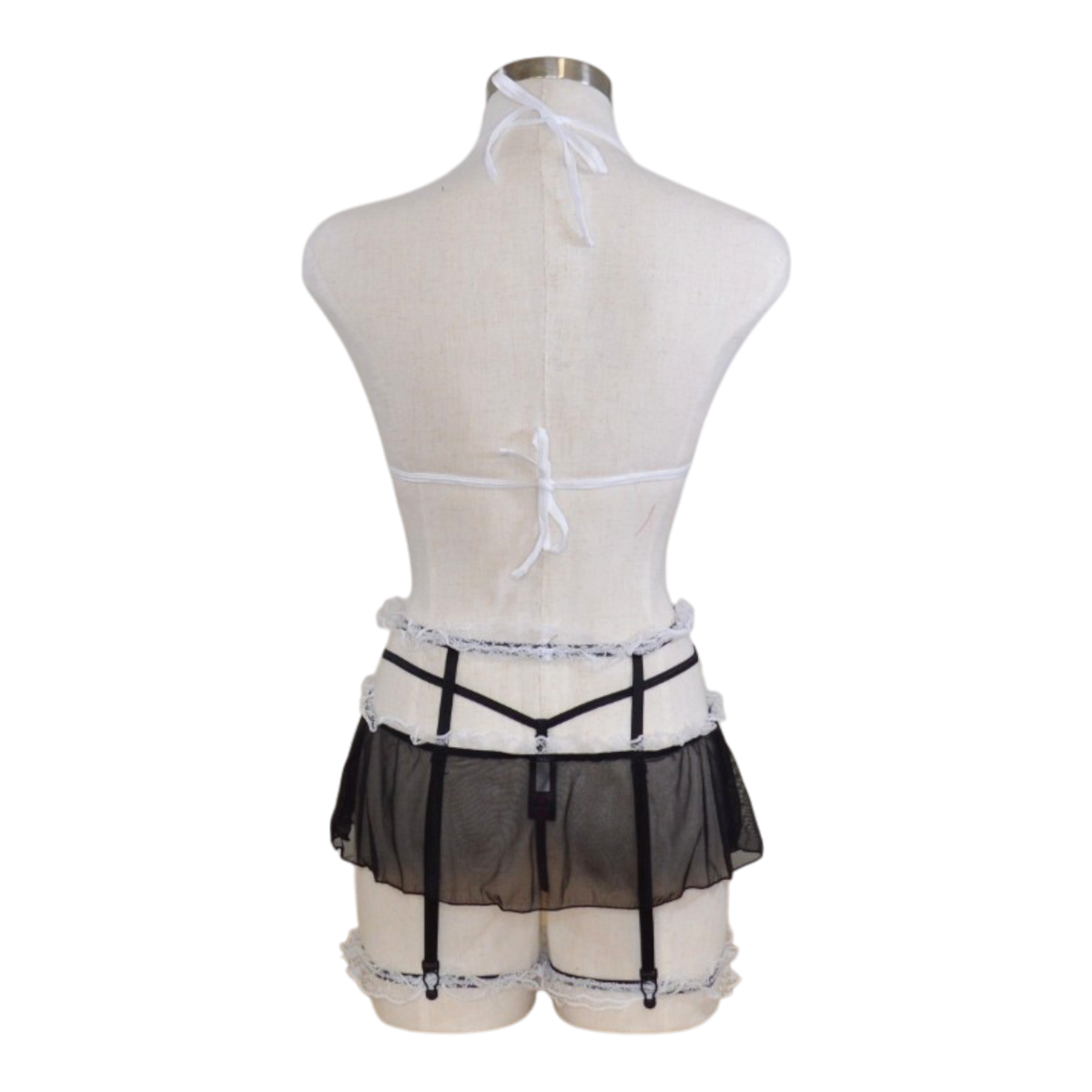 107 Micro Bikini Maid Skirt Set