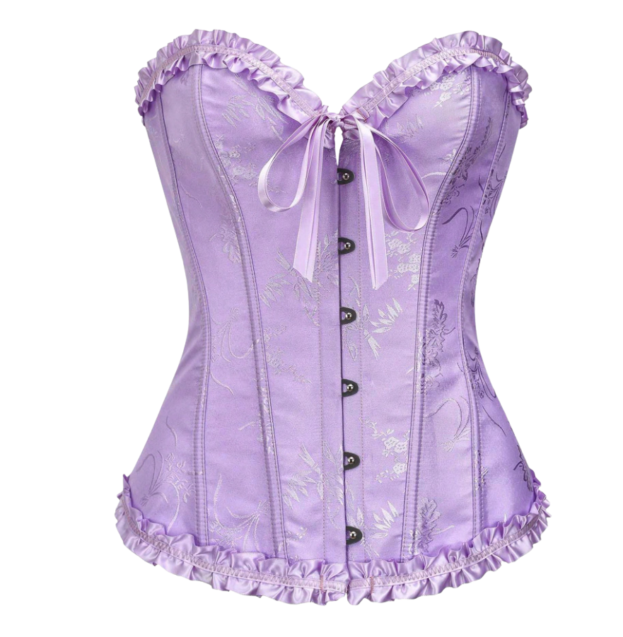 26046 Floral Corset Top