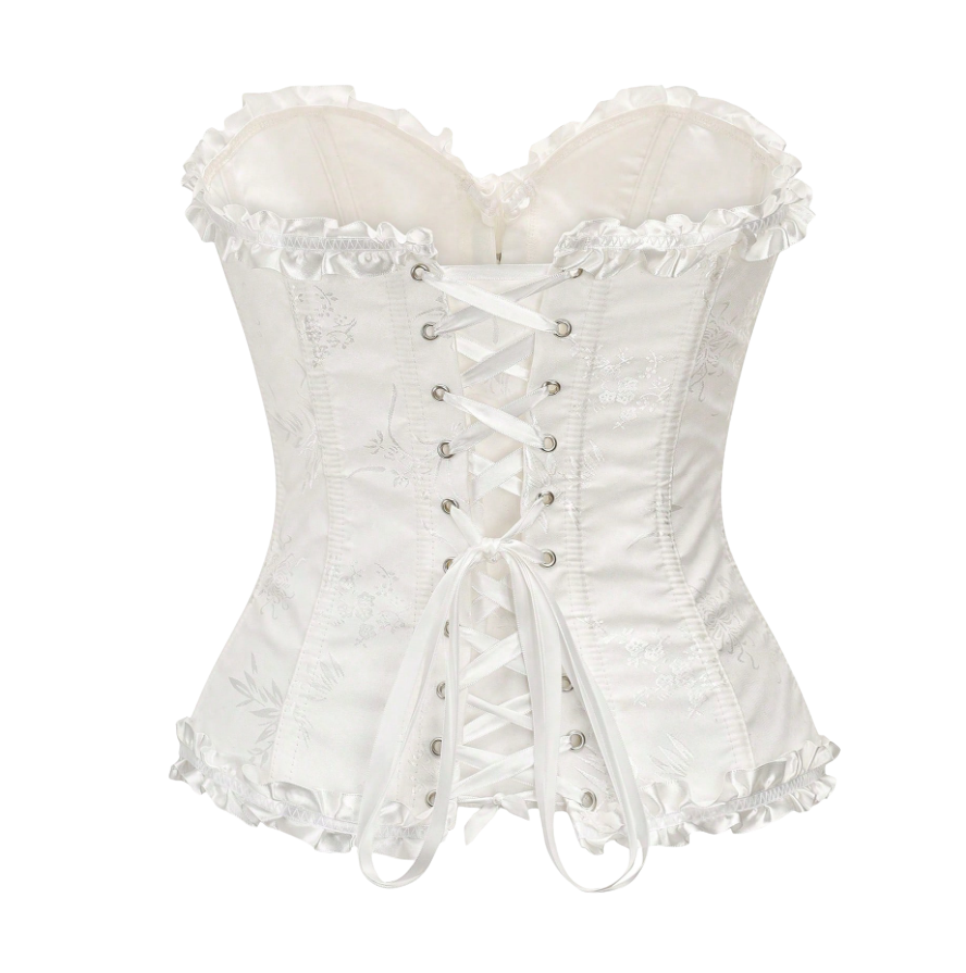 26046 Floral Corset Top