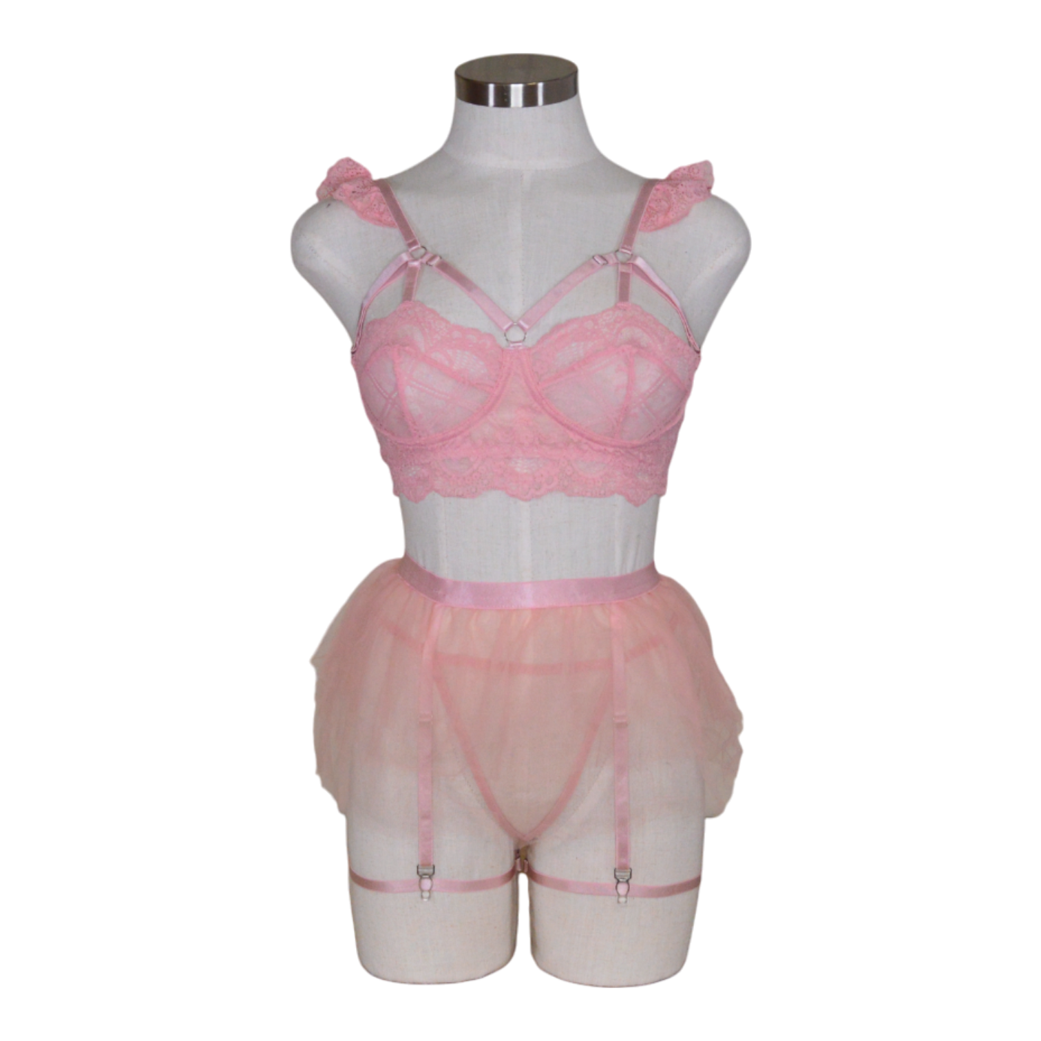 32872 Garter Skirt Set