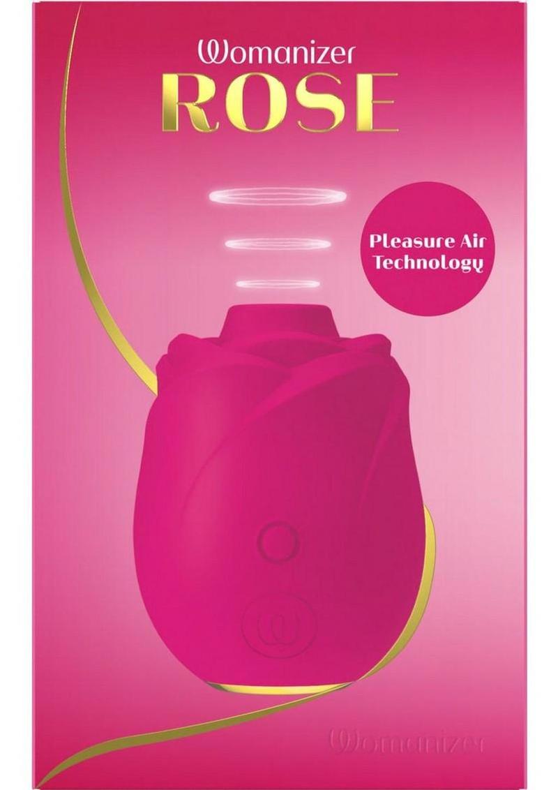 Womanizer Rose Rechargeable Silicone Air Pulse Clitoral Vibrator