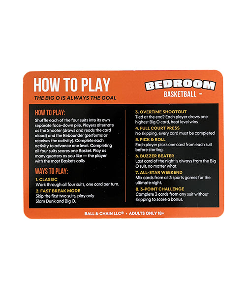 Bedroom Basketball Card Game