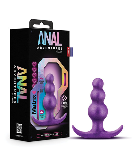 Blush Anal Adventures Matrix Supernova Plug Purple