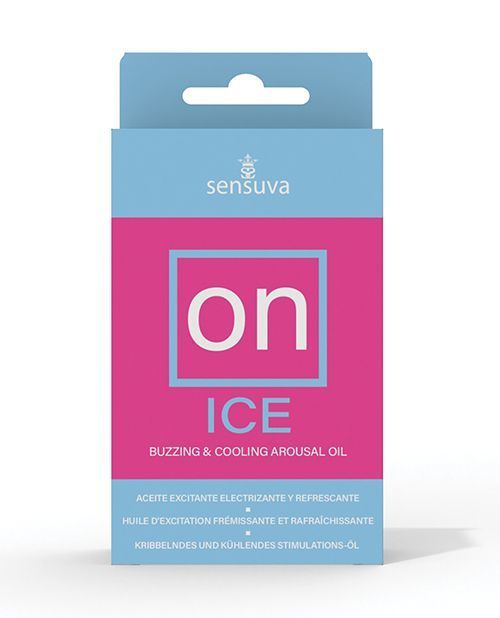 ON Ice Buzzing & Cooling Female Arousal Oil Medium Box 5ml Bottle