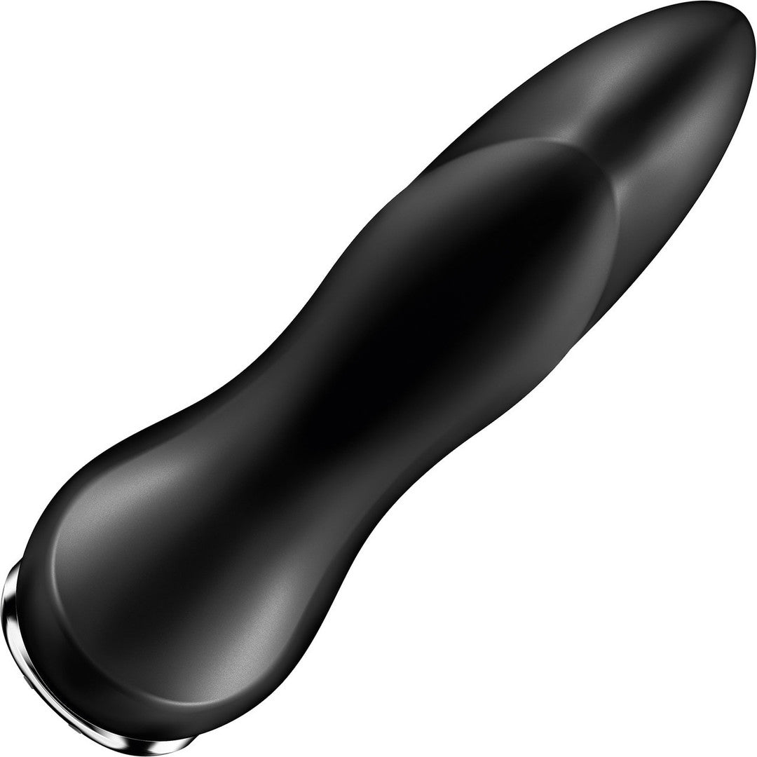 Satisfyer Rotator Plug 1+ Silicone Vibrating Anal Stimulator -Black