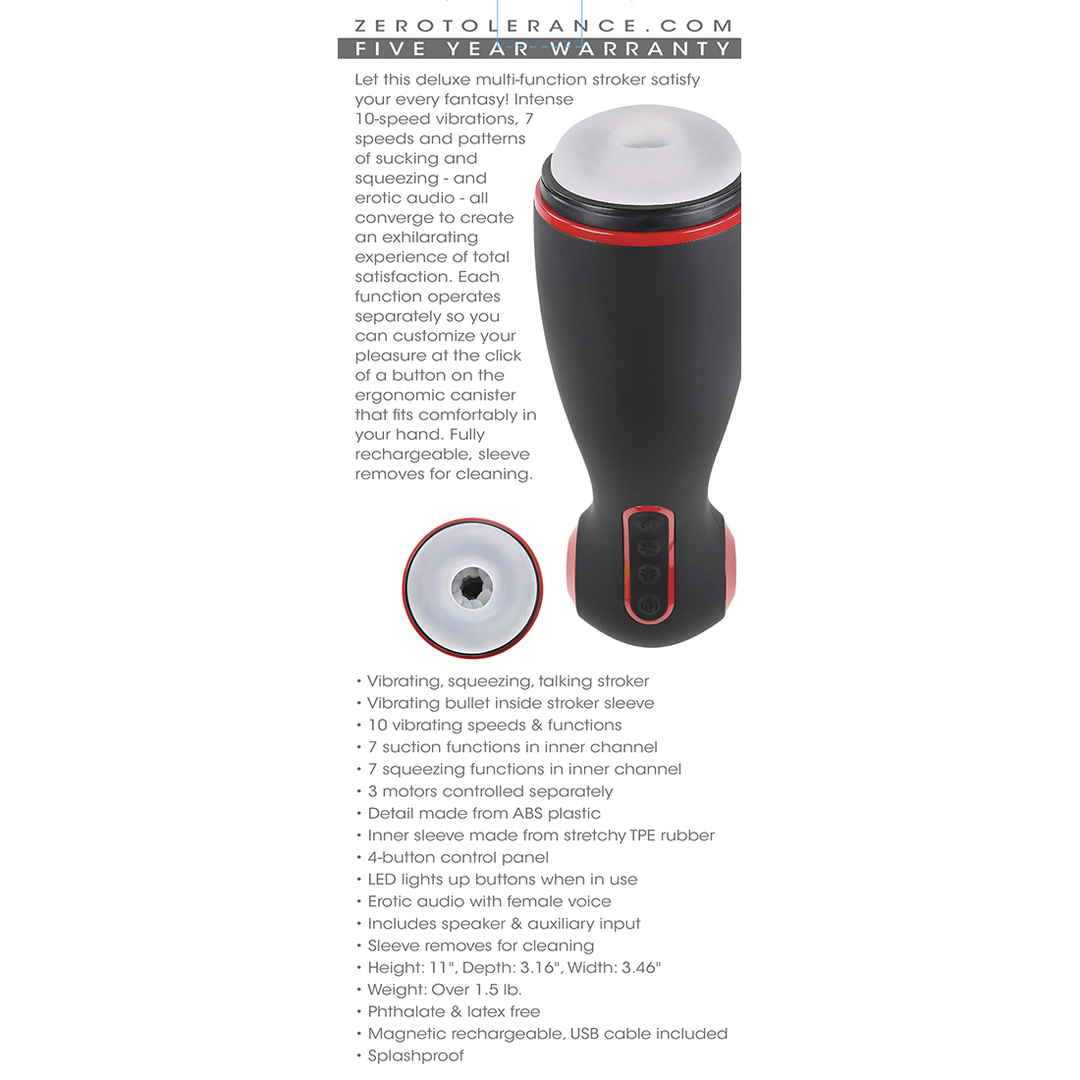 Zero Tolerance Tight Squeeze Rechargeable Stroker