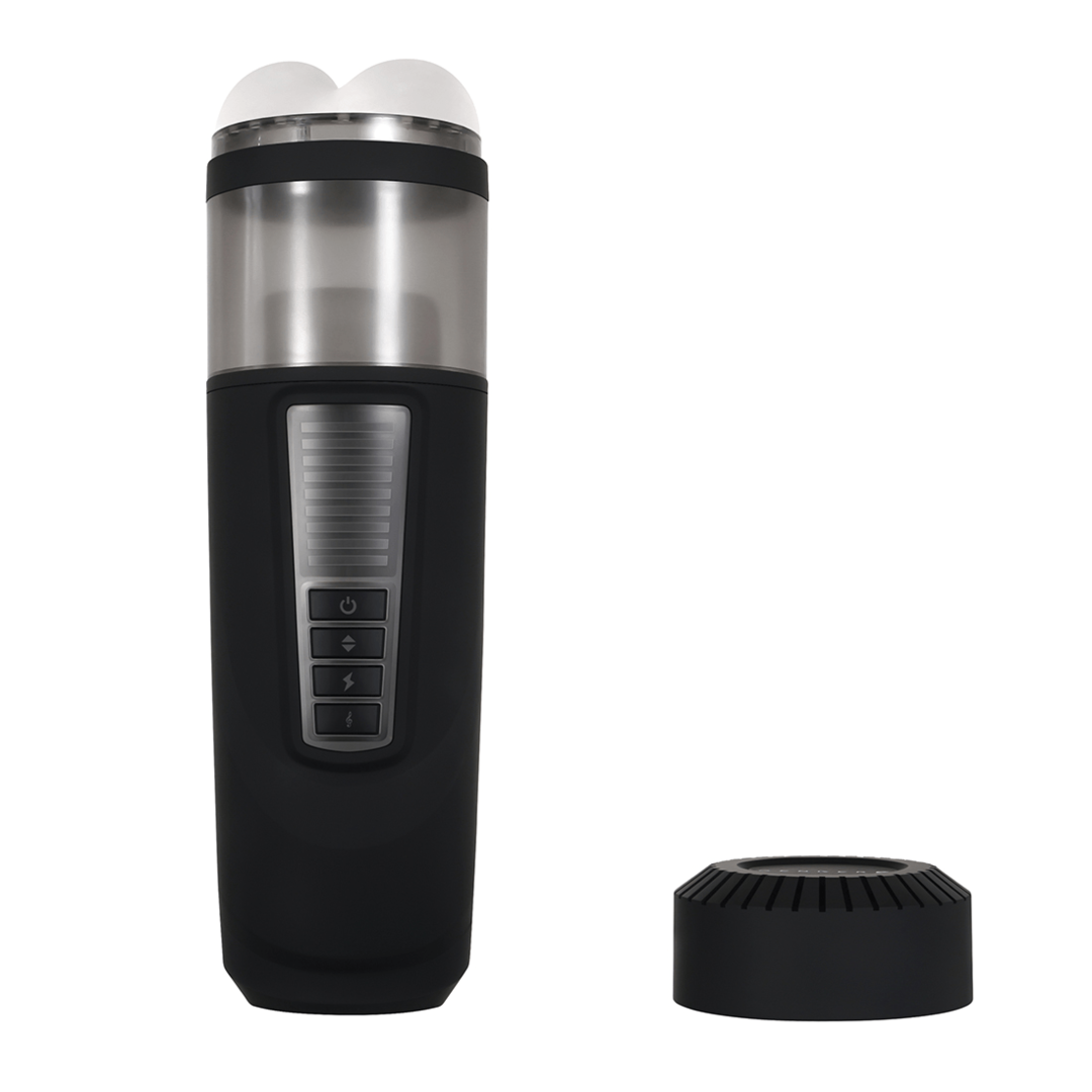 Message In A Bottle Rechargeable Thrusting Spinning Stroker