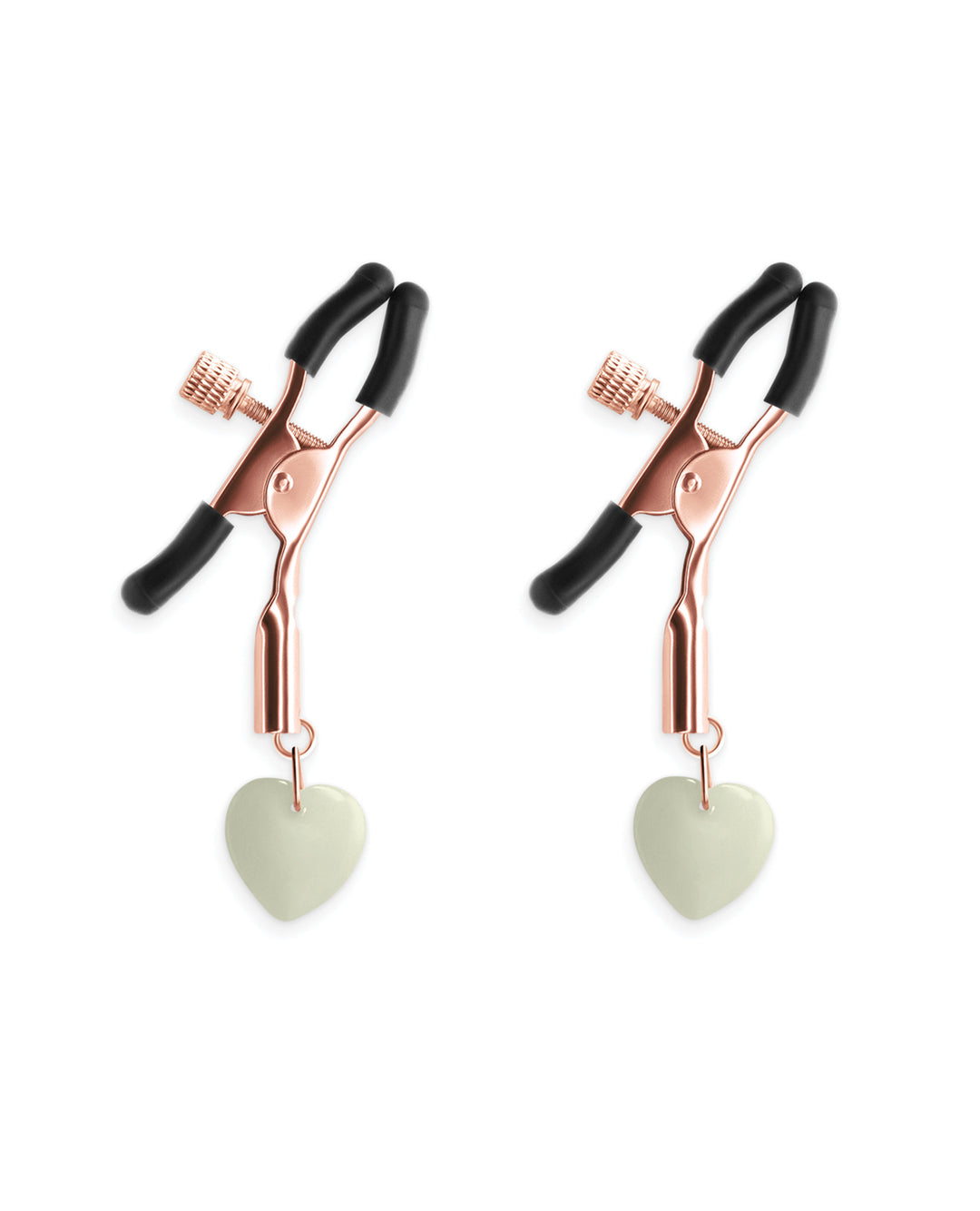 Bound Nipple Clamps G3 Iron Glow in the Dark -Rose Gold