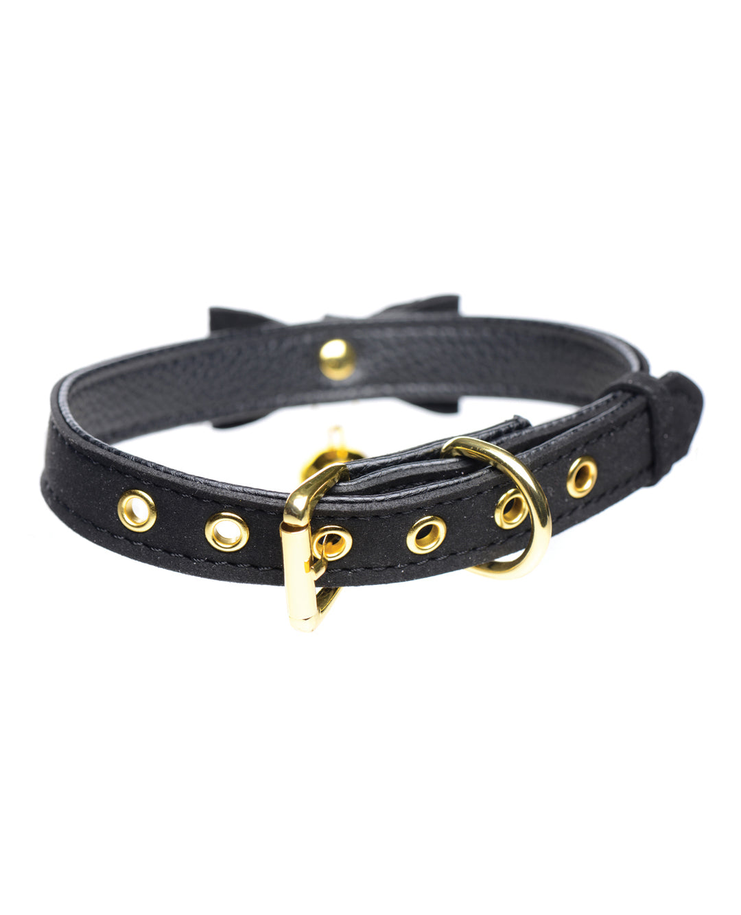 Master Series Golden Kitty Cat Bell Collar -Black/Gold