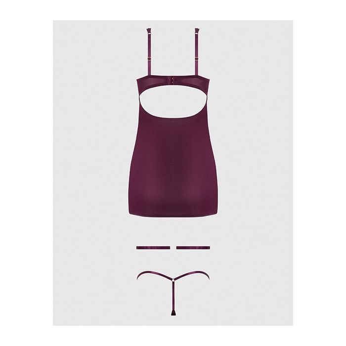 6606 Shimmer Mesh Chemise