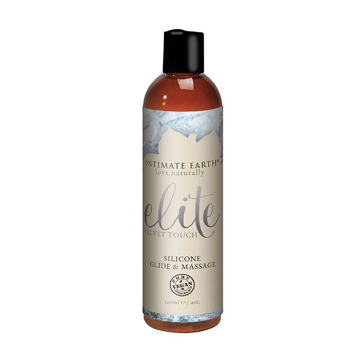 Intimate Earth Elite Velvet Touch Silicone Glide & Massage Oil 120ml