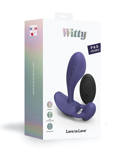 Love to Love Witty Flexible Dual Stim -Midnight Indigo