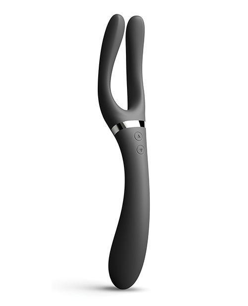 Dorcel Infinite Joy Bendable Forked Vibrator Black