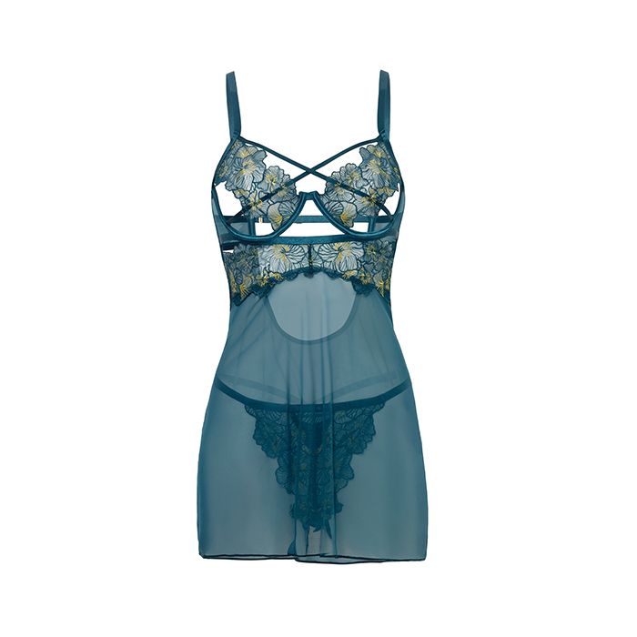 7412149 Strappy Floral Babydoll