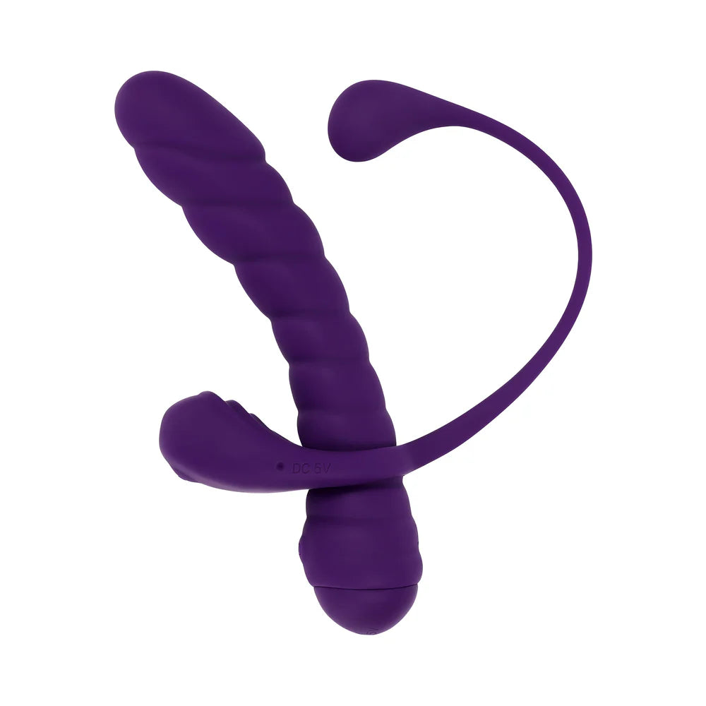 Playboy Twisted Playground Rechargeable Triple Stimulator Vibe