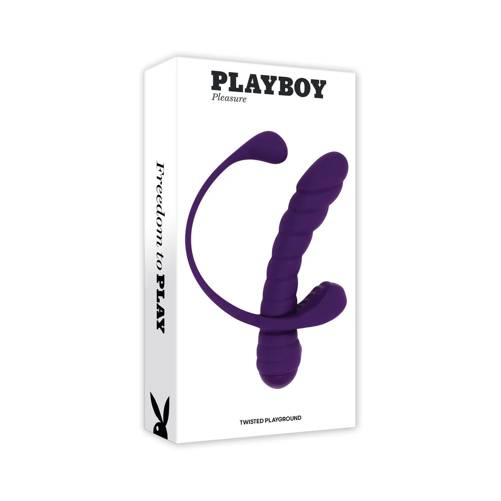 Playboy Twisted Playground Rechargeable Triple Stimulator Vibe