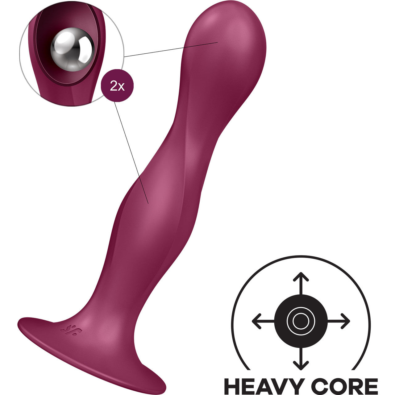 Satisfyer Double Ball-R -Red