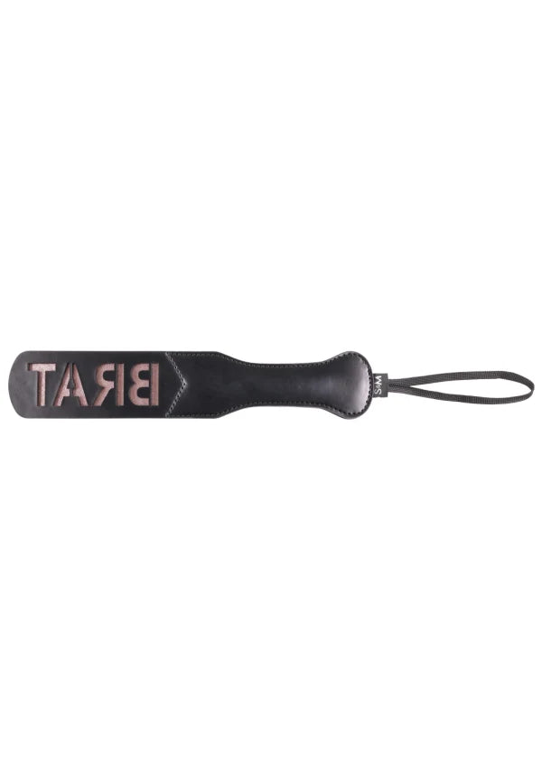 Sex & Mischief Brat Paddle -Black/Rose Gold