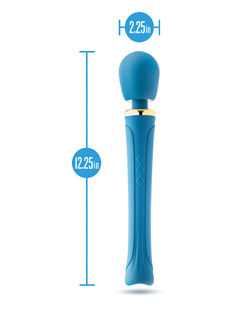 Blush Dianna Wand Massager Teal