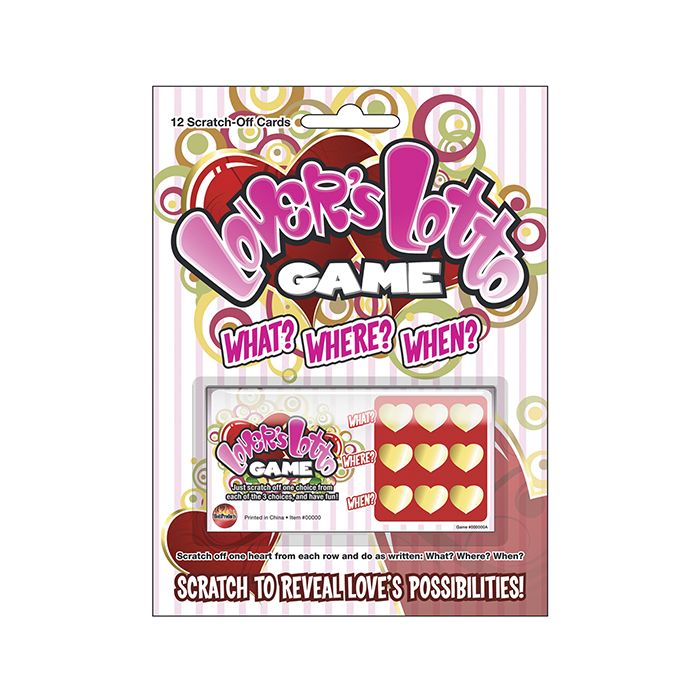 Lovers Lotto Game Scratch & Play Sex Game