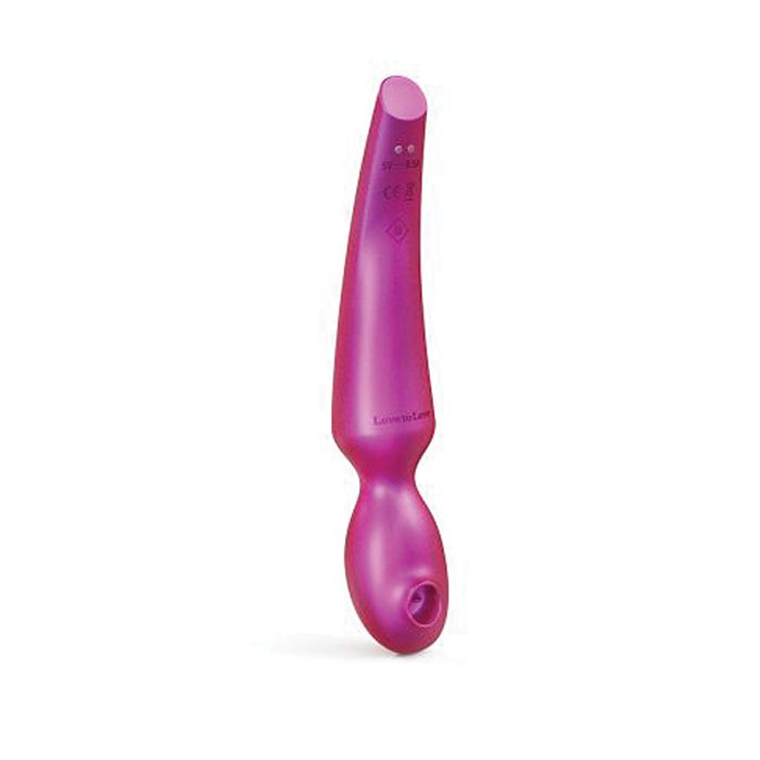 Love to Love Flapping Head Pleaser Wand - Iridescent Berry