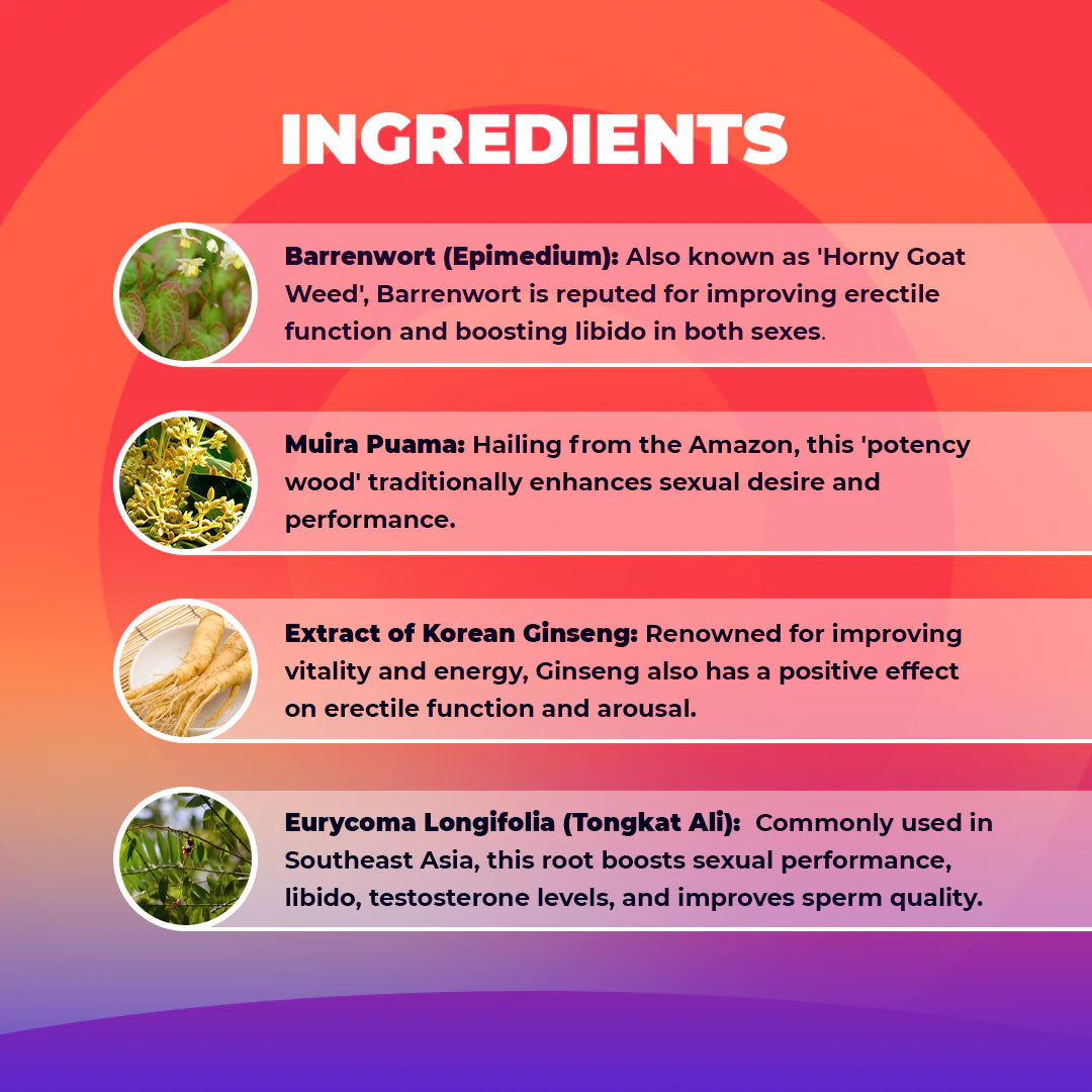 Nuud Stamina Aphrodisiac Gummies