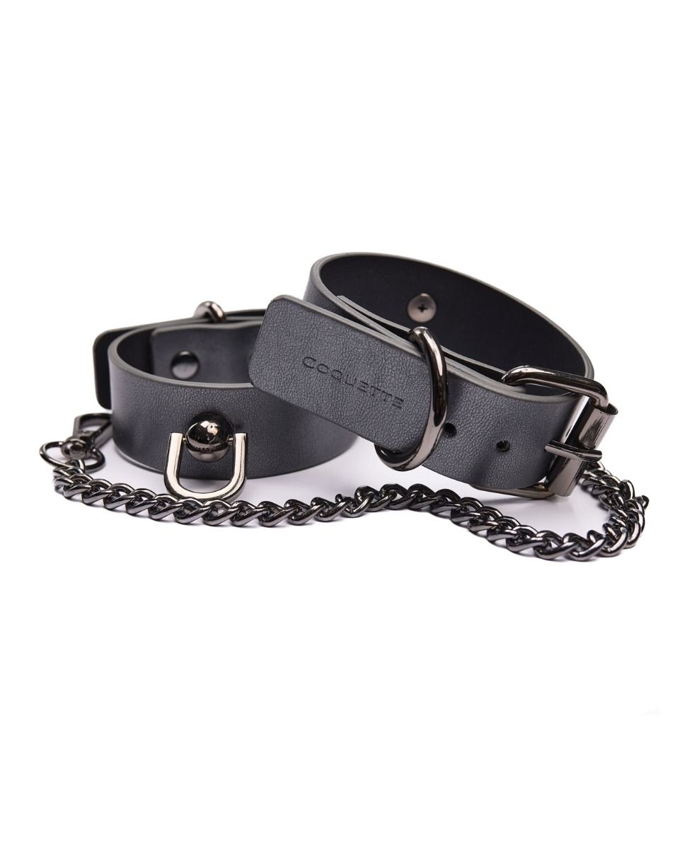 Pleasure Collection Gunmetal Glam Cuffs