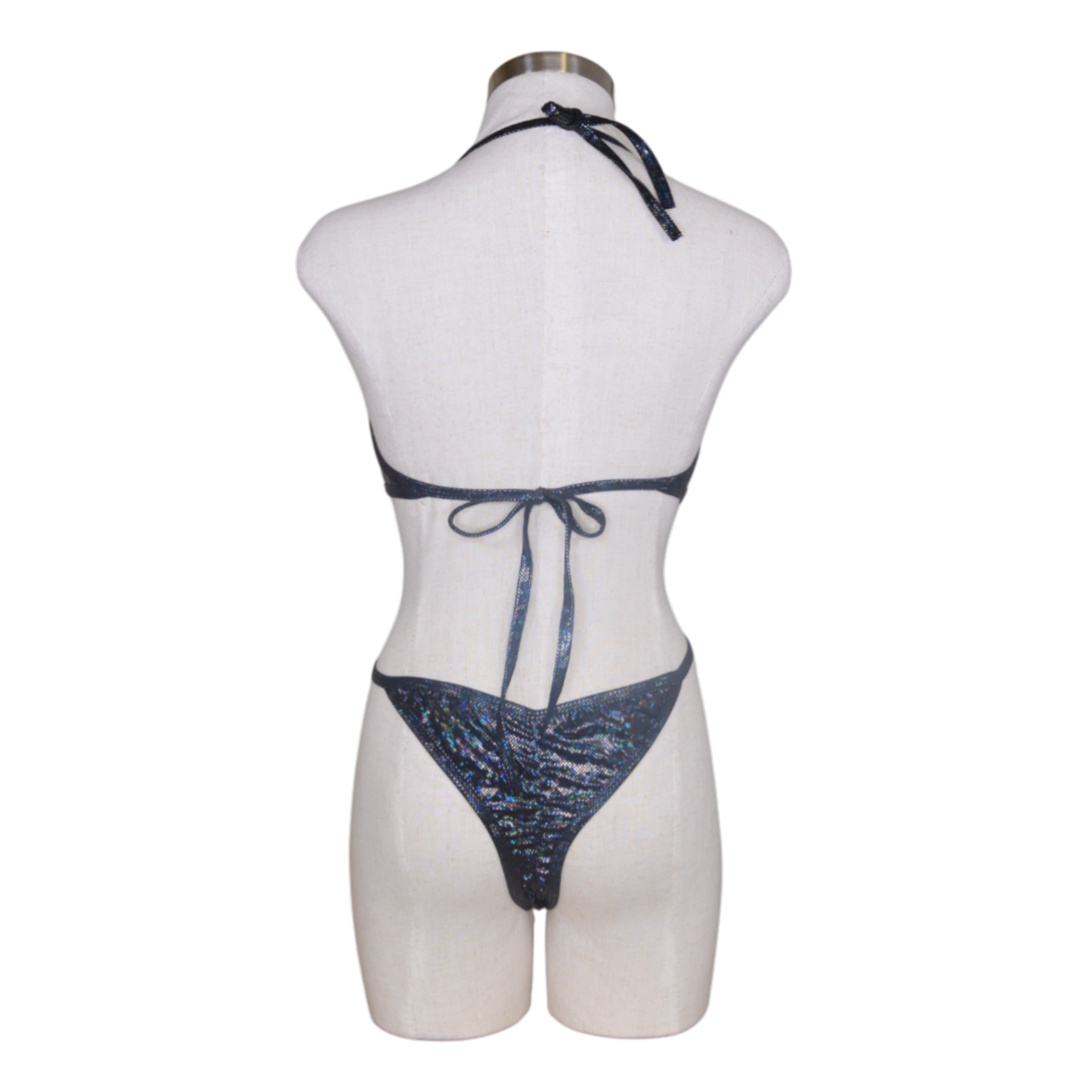 6666 Shimmer Teddy With Ring Detail