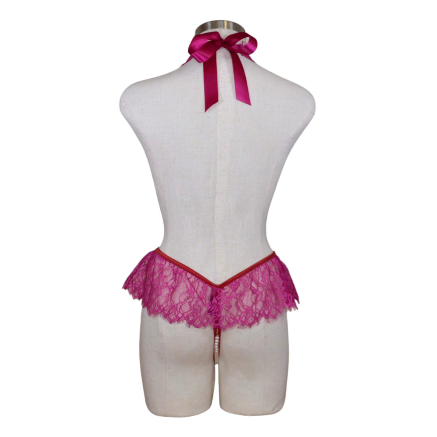 1904 Lace Halter Teddy