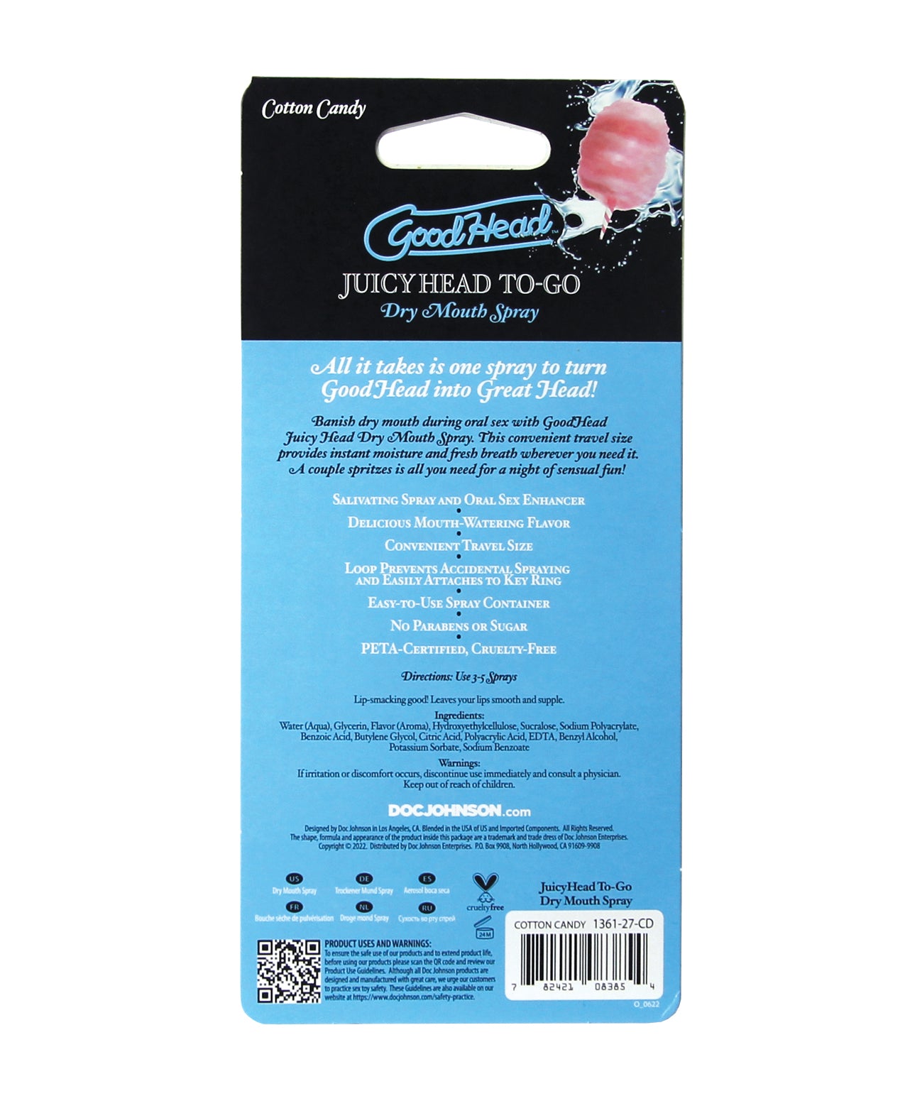 GoodHead Juicy Head Dry Mouth Spray To-Go