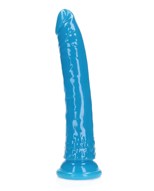 Shots RealRock 10" Slim Dildo Glow in the Dark