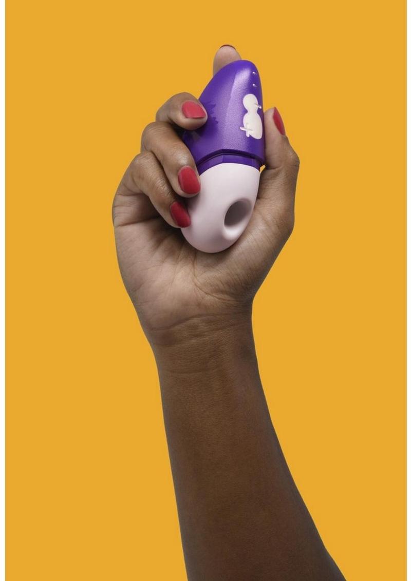 Romp Free Rechargeable Clitoral Air Stimulator - White/Purple