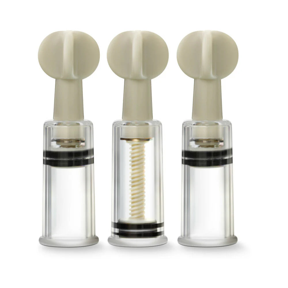 Temptasia Clitoris and Nipple Twist Suckers 3-Piece Set