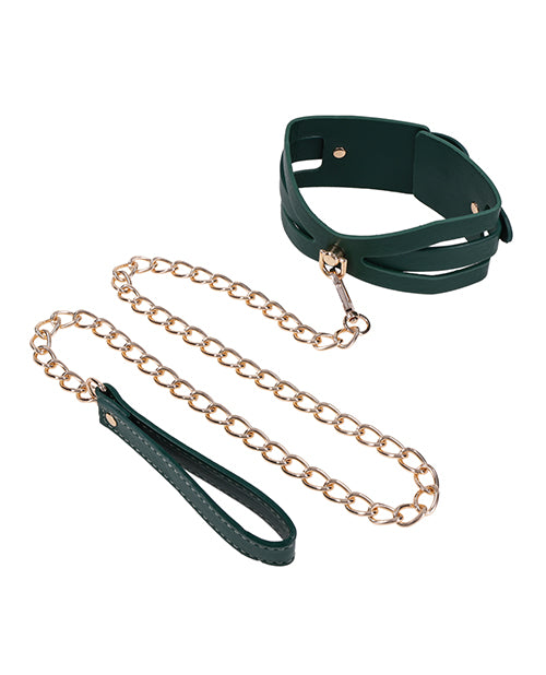 Sex & Mischief Indica Cutout Collar & Leash