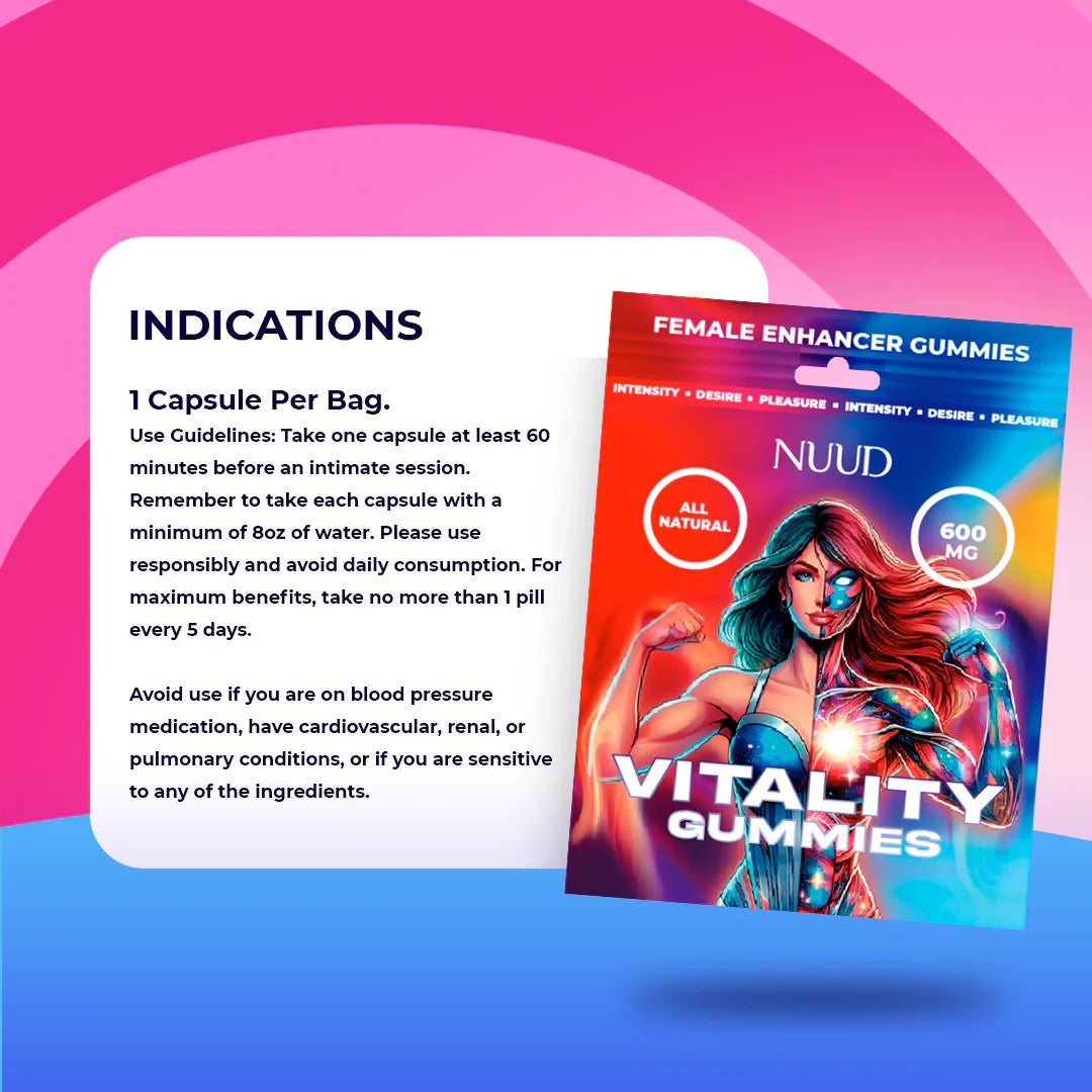 Nuud Vitality Aphrodisiac Gummies