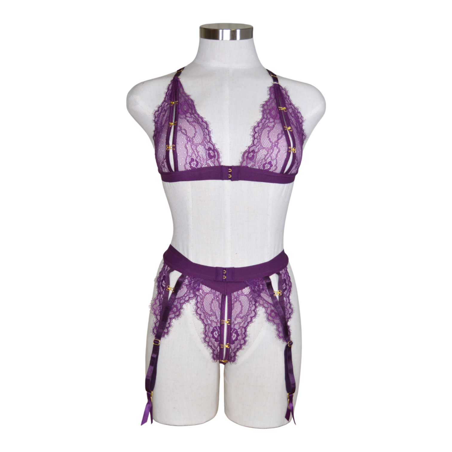 863 Floral Eyelash Lace Set