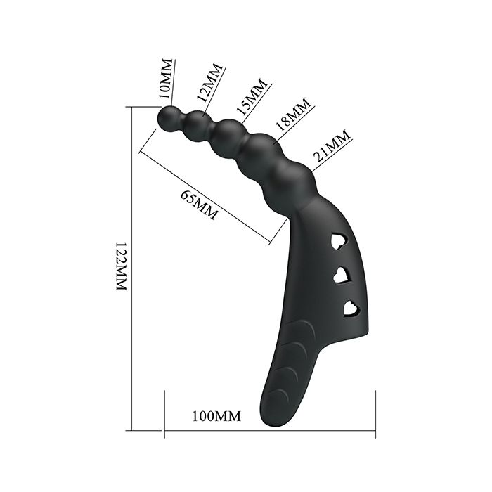 Pretty Love Jordin Beaded Finger Vibe