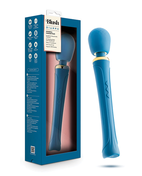 Blush Dianna Wand Massager Teal