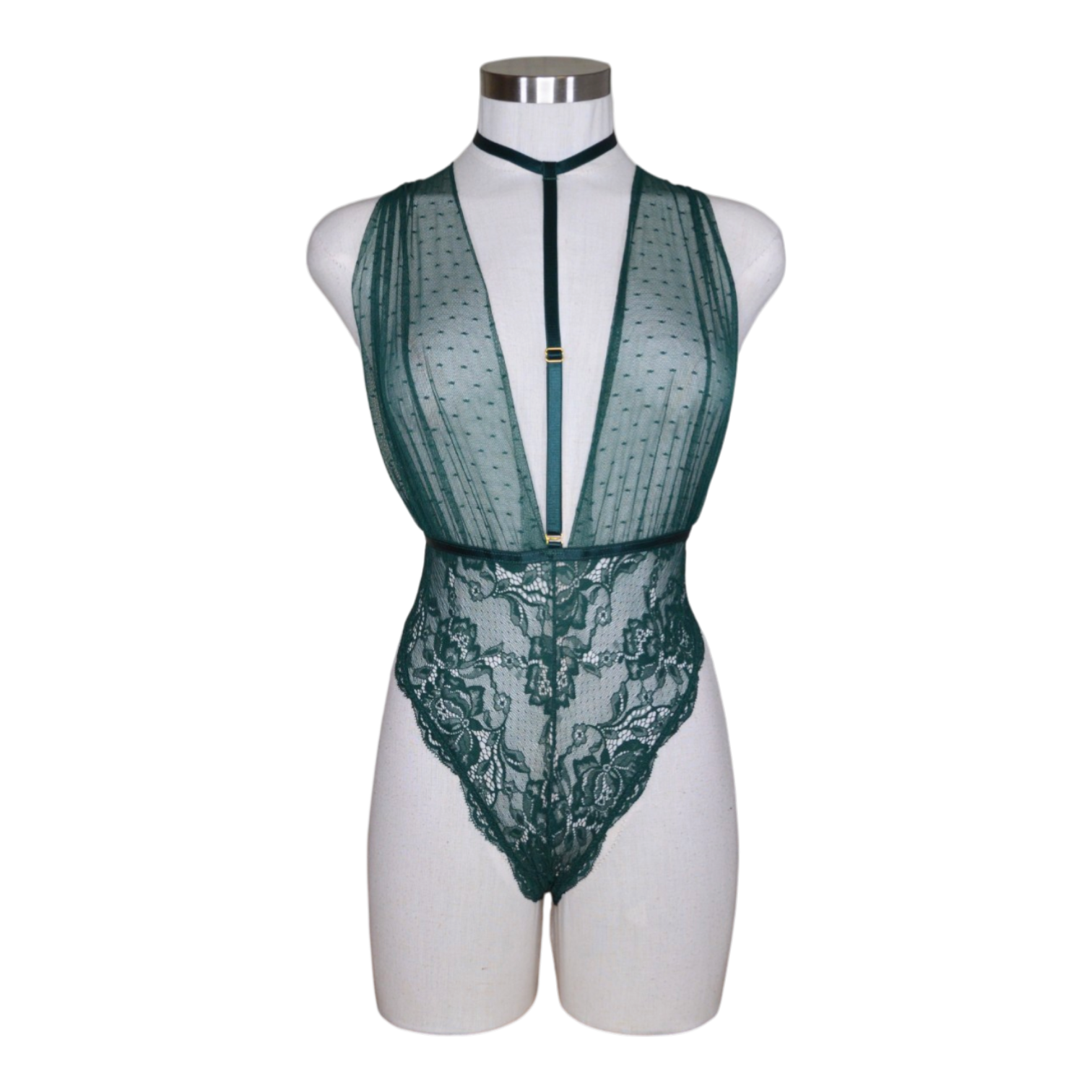 12142 Strappy Lace Teddy