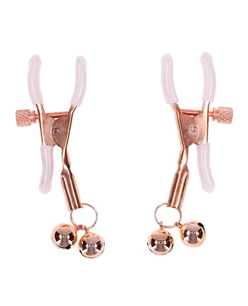 Sex & Mischief Peaches 'N Cream Bell Nipple Clamps