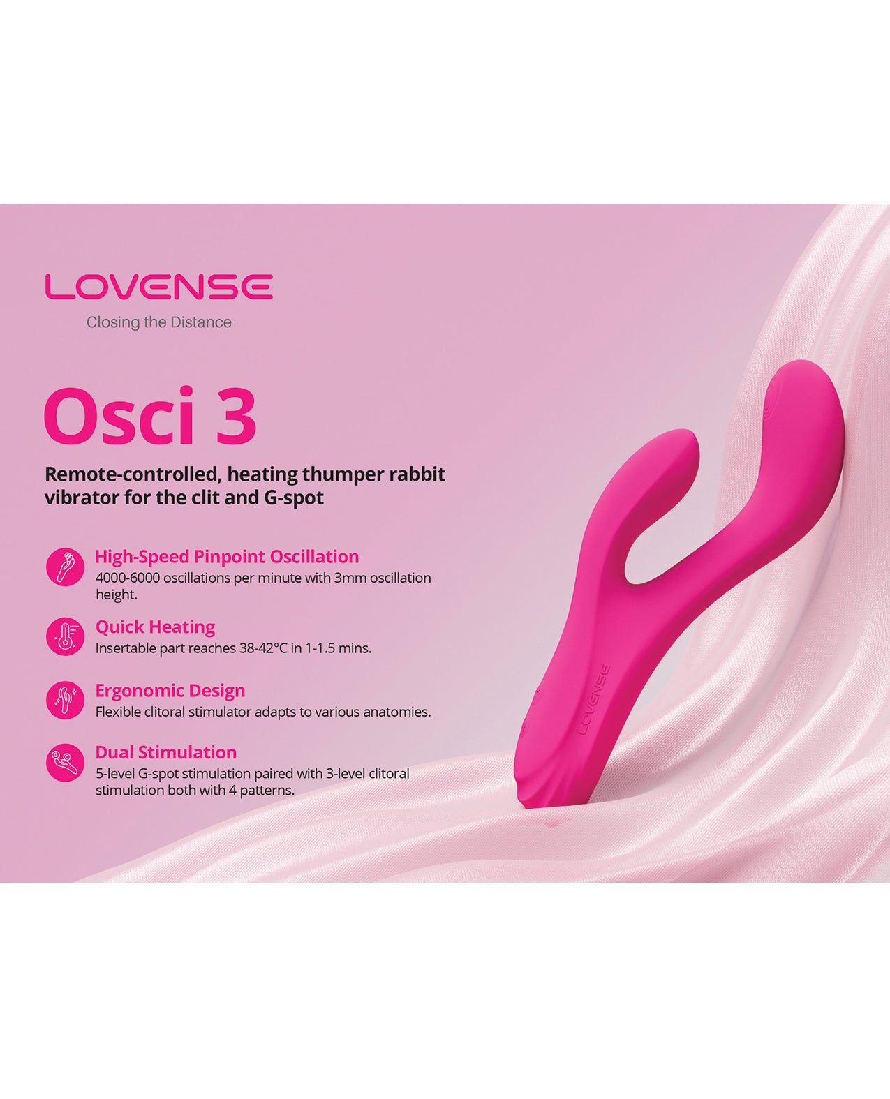 Lovense Osci 3 Bluetooth Vibrator