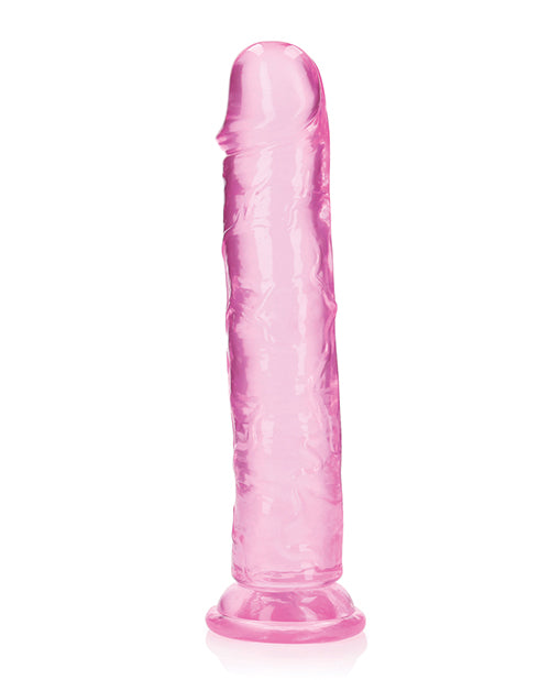Shots RealRock Realistic Crystal Clear 10" Straight Dildo