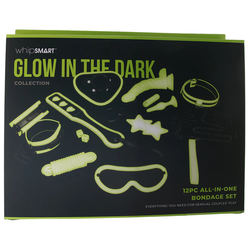WhipSmart Glow in the Dark All in One Bondage Set (12 Piece)