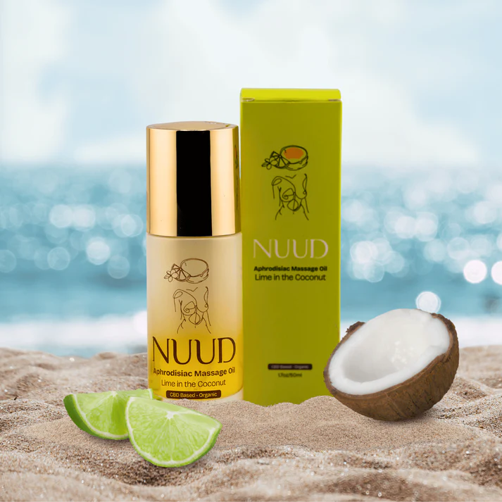 Nuud Aphrodisiac Massage Oil CBD Based