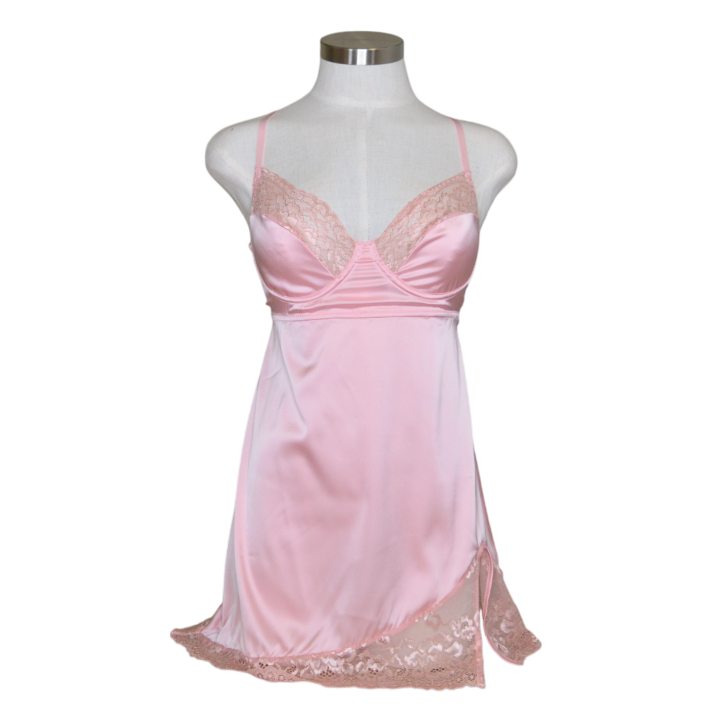26112 Satin Underwire Chemise