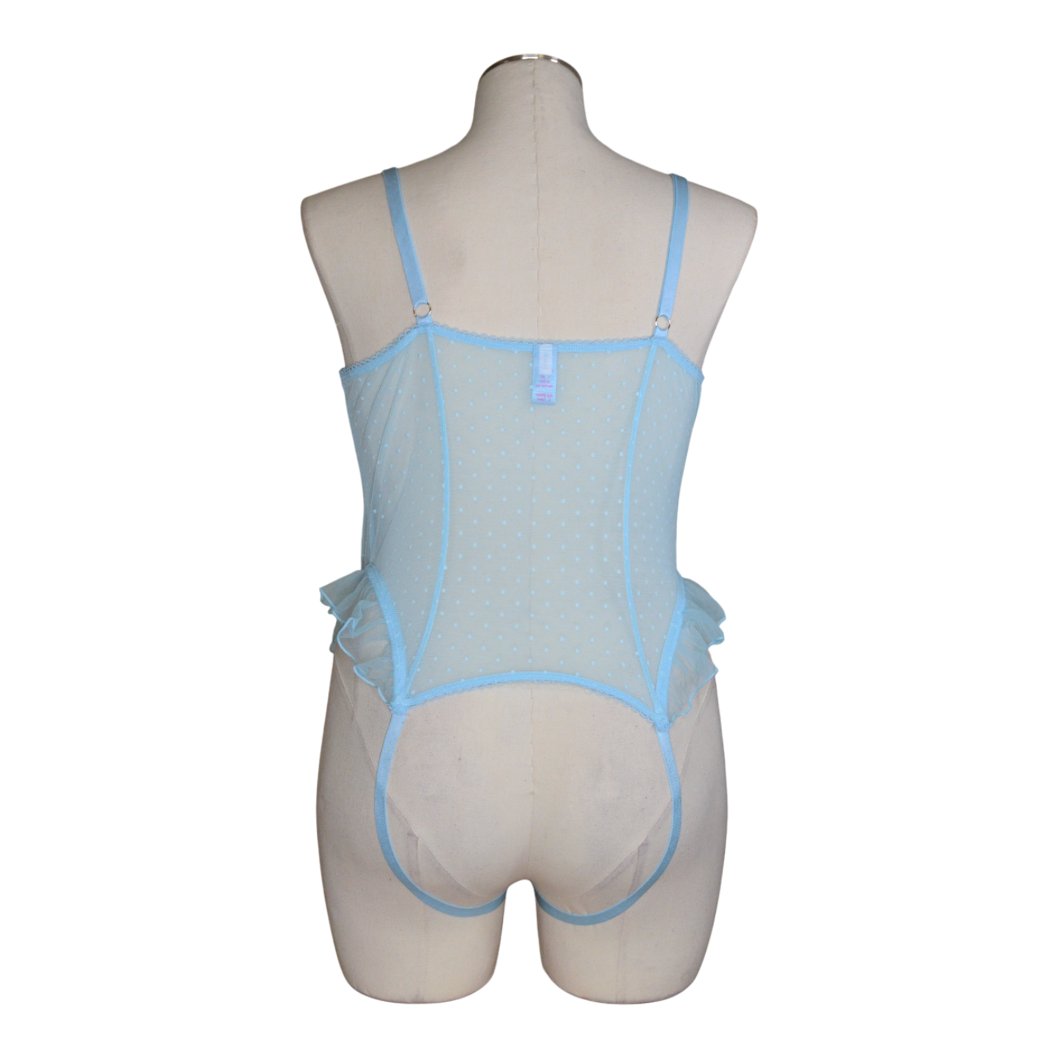 412 Ruffled Crotchless Playsuit