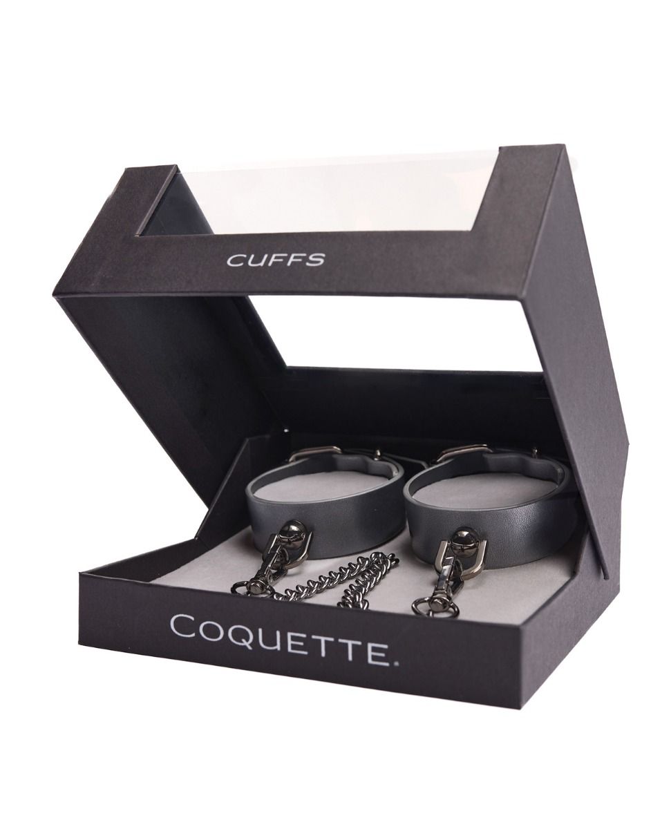 Pleasure Collection Gunmetal Glam Cuffs