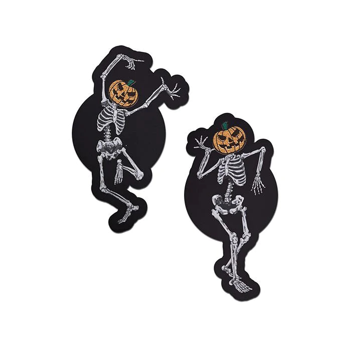 Pastease Halloween Dancing Skeletons Black