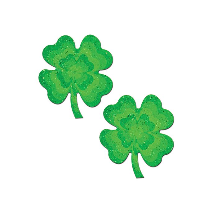 Pastease Four Leaf Clover Glitter Velvet Pumping Shamrock