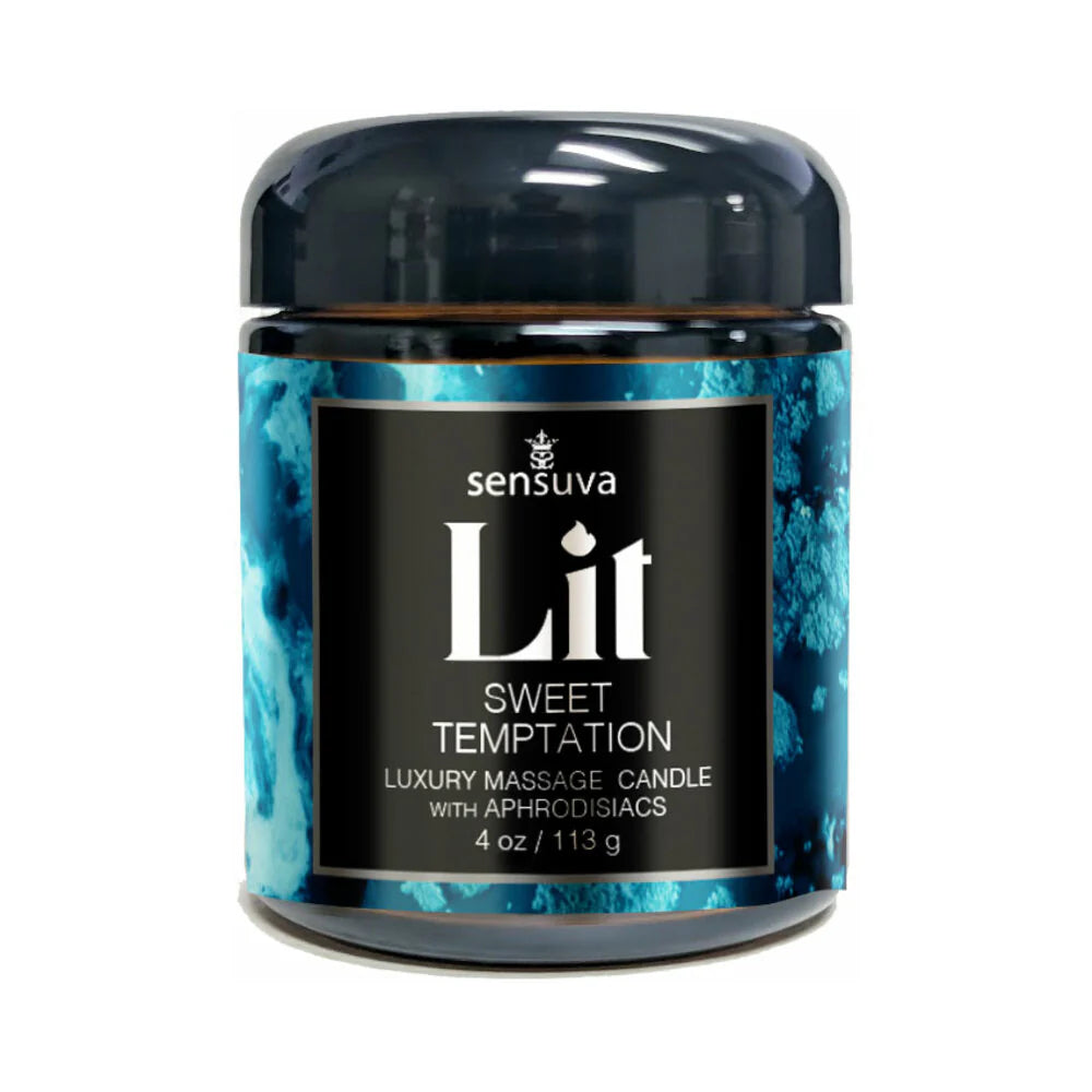 Sensuva Lit Luxury Massage Candle 4oz